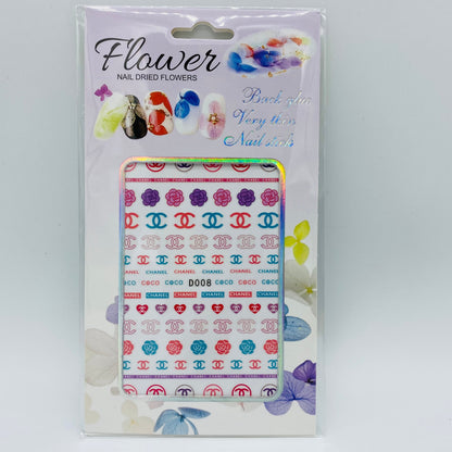 Decal Nail Sticker - D008