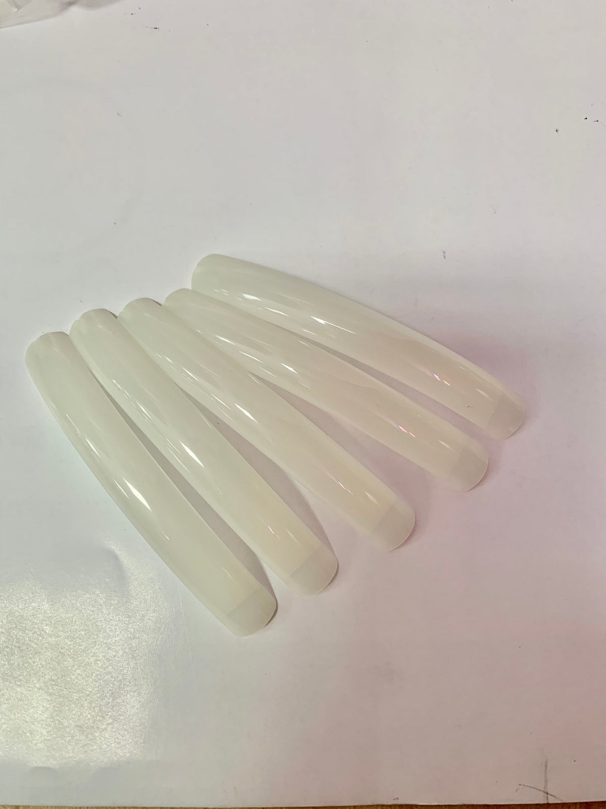 Queen - French Cover Extra Long Natural Tips 120pcs (Half-Moon)