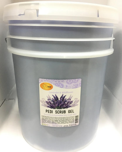 Spa Redi - Pedi Scrub Gel - Lavender & Wildflower 5Gal