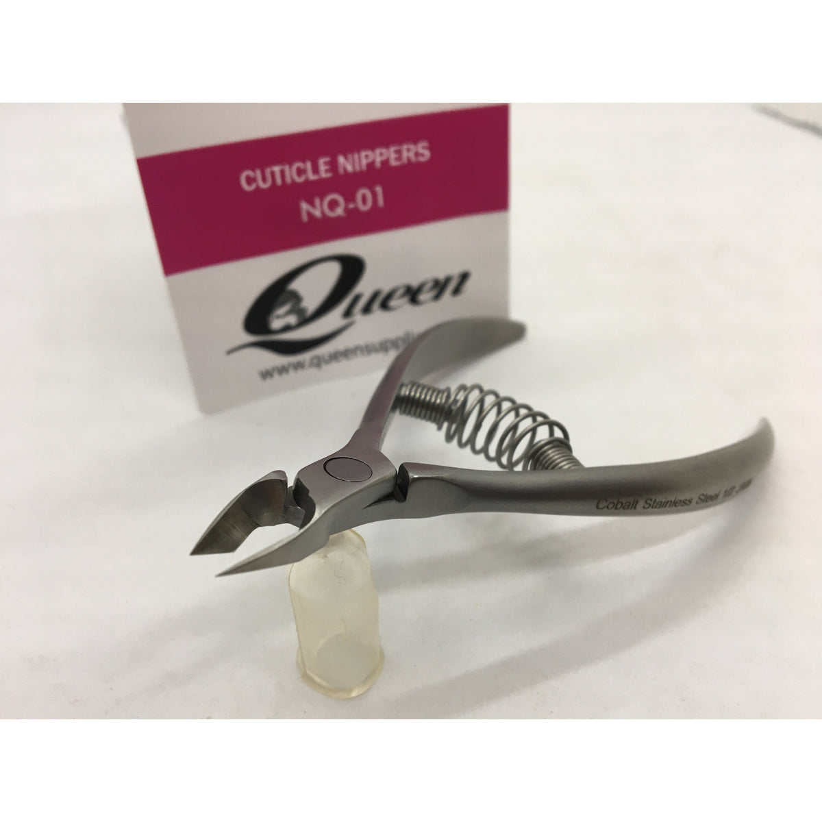 Queens Cobalt Stainless Steel Nippers NQ-01 - 1/2 JAW