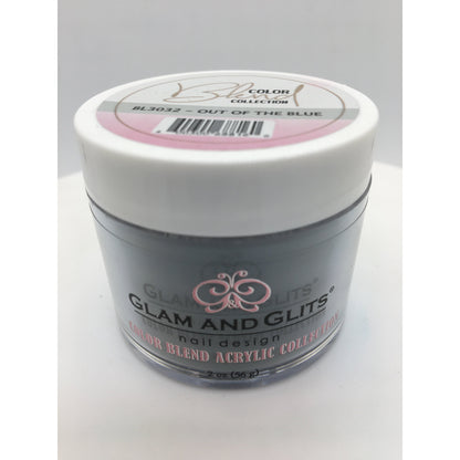 Glam And Glits - Color Blend Acrylic Powder - BL3032 Out Of The Blue 2oz