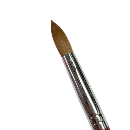 Crimped Sable Brush # 18 - 100% Kolinsky