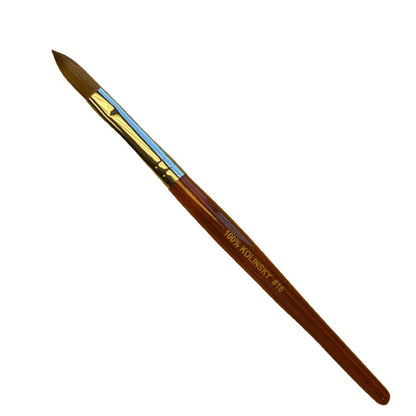 Crimped Sable Brush # 16- 100% Kolinsky