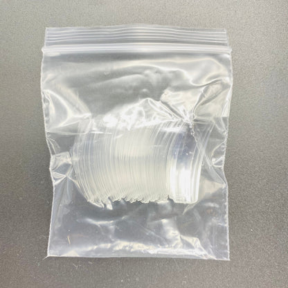 Clear Acrylic Nail Tip 0 to 10 – Refill Bag