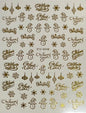 Christmas Nail Stickers  STZ-G048