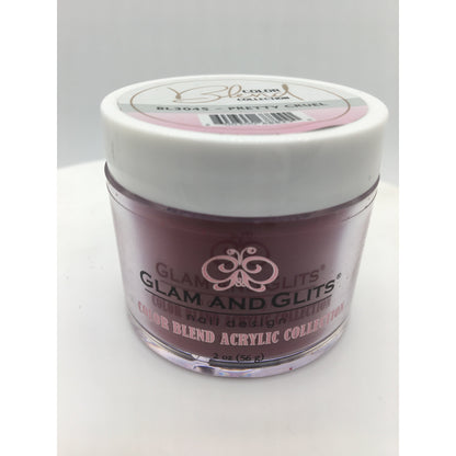 Glam And Glits - Color Blend Acrylic Powder - BL3045 Pretty Cruel 2oz