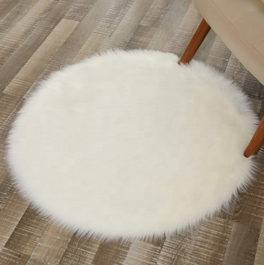 Background  Nail Rug - White -Tapete