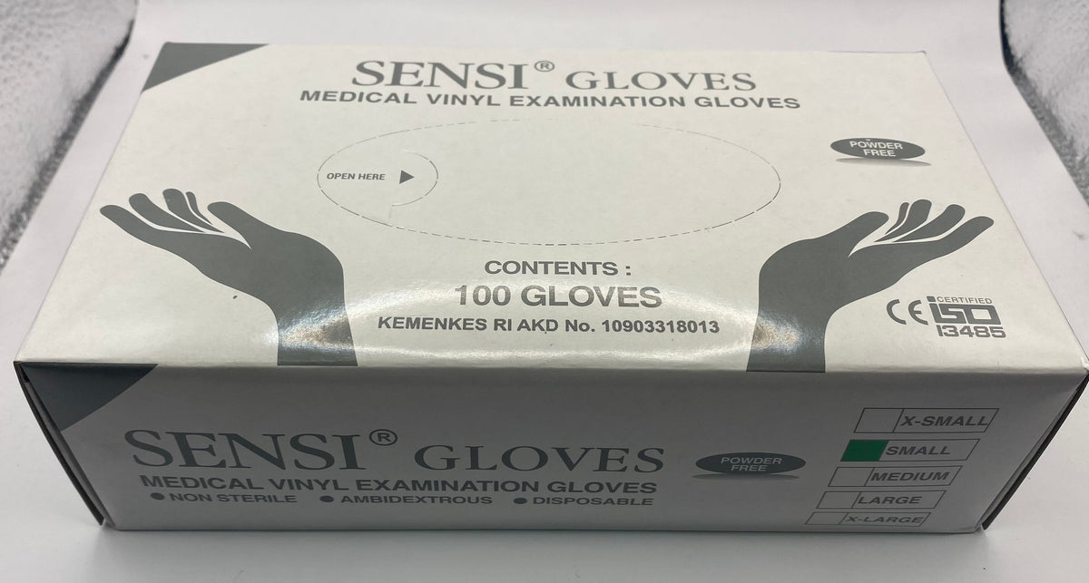 Sensi Vinyl Gloves - Small