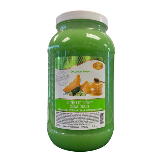 Cucumber Melon Honey Sugar Scrub Gel 128oz