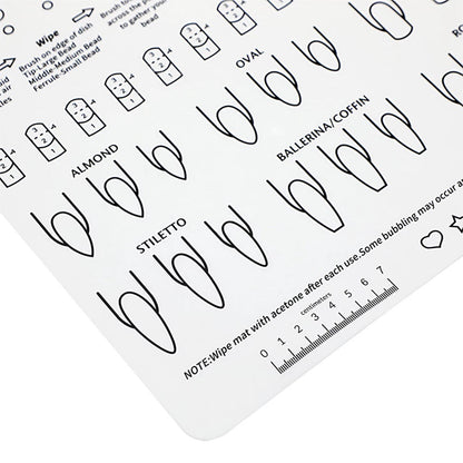 Silicone Nail Practice  Mat