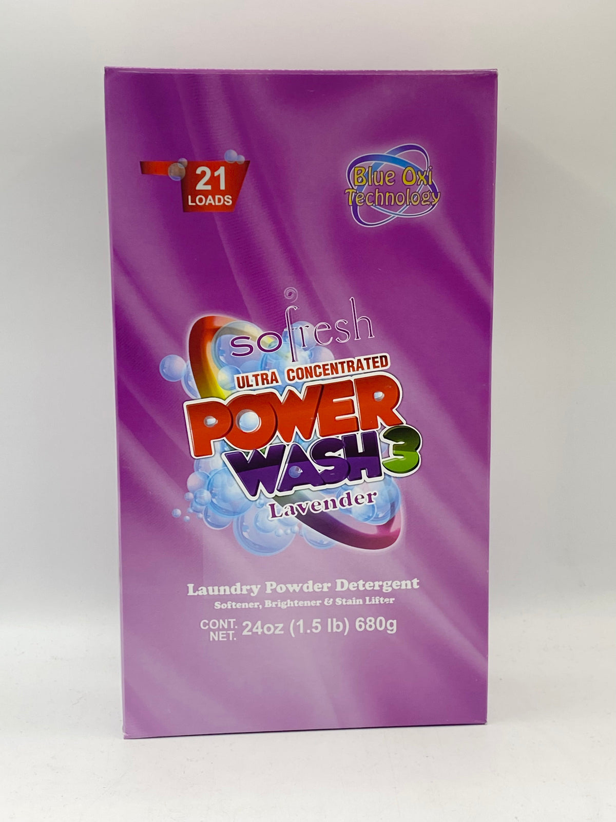 Power Wash 3 - Laundry Powder Detergent - Lavender