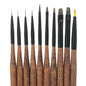 Gel-Le Design Brushes Set - Wood Handle 10pcs