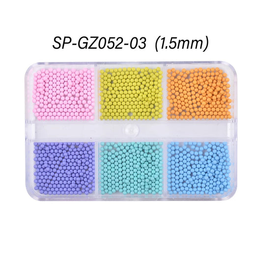 Caviar Micro Metal Beads 3D 2.5mm