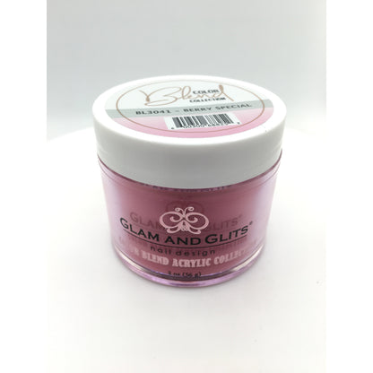 Glam And Glits - Color Blend Acrylic Powder - BL3041 Berry Special 2oz