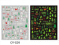 Christmas Design Stickers - CY-024