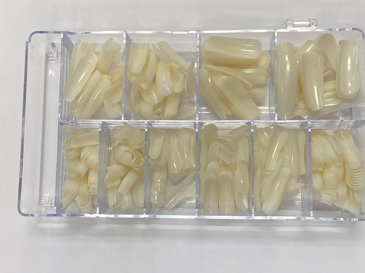 Queen - Full Cover Natural Ballerina Salon Nail Tips 500pc