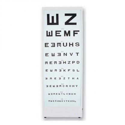 Turmed Illuminated Eye Chart for Vision Testing 70cm