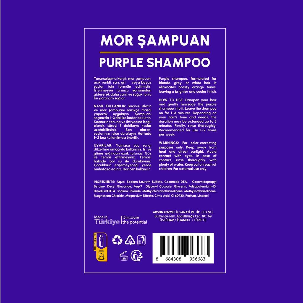 Yoon Anti-Brassiness Purple Shampoo for Blonde Hair 400 ml
