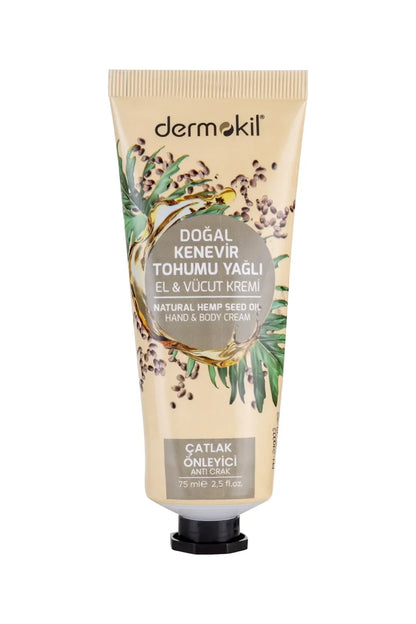 Dermokil Hemp Seed Oil Hand & Body Cream Deep Moisture 75 ml