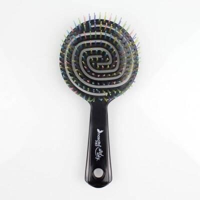 Nascita Pro Three-Dimensional Round Spiral Hair Brush - Gentle Detangling for All Hair Types