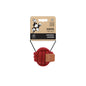 M-Pets Cotton Rope Ball Dog Toy for Dental Care Red 6.5cm