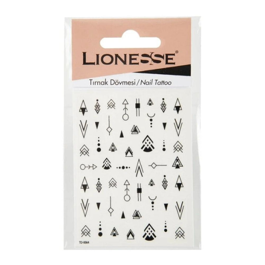 Lionesse Patterned Nail Tattoos