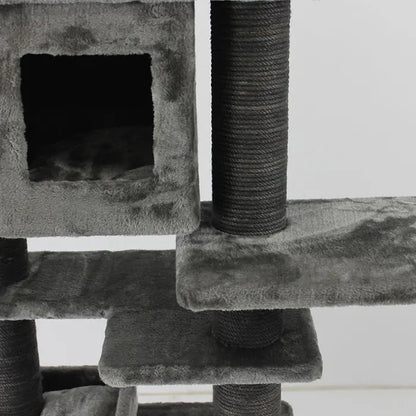 Lotus Pet Design Brussels Grey Cat Scratcher Post