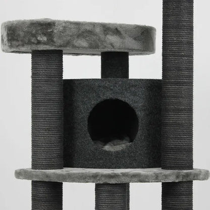 Lotus Pet Design Roma Grey Cat Scratcher for Play and Claws