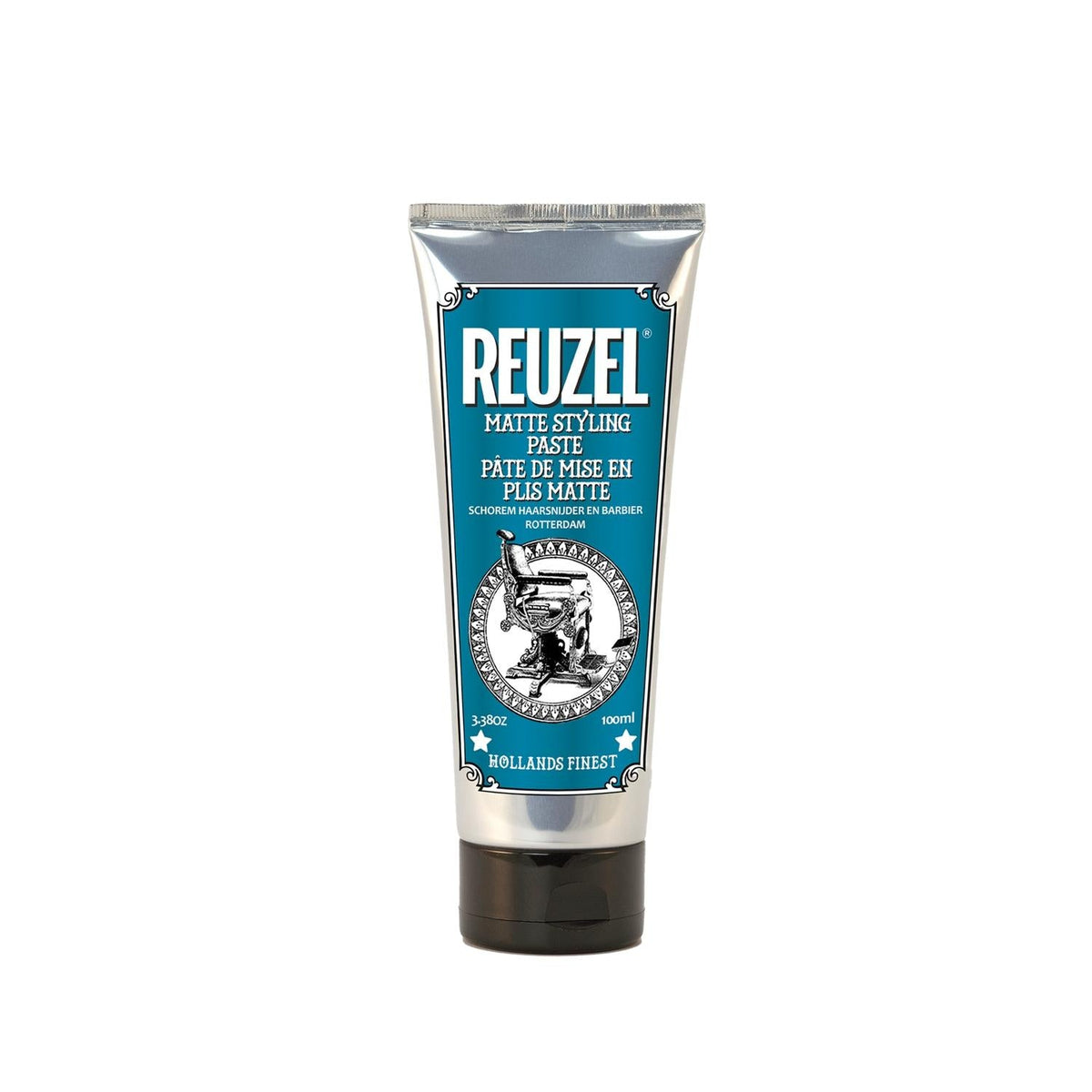 Reuzel Matte Styling Paste 100ml - Non-Shiny Hair Styling for Men, Matte Finish, Flexible Hold