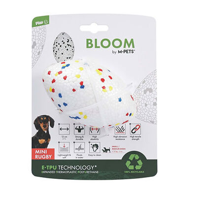 M-Pets Bloom Mini Rugby Durable Dog Toy 12 cm