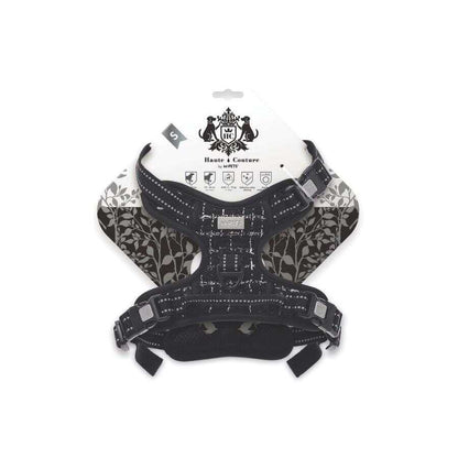 M-Pets Haute Couture Black Dog Harness Reflective S