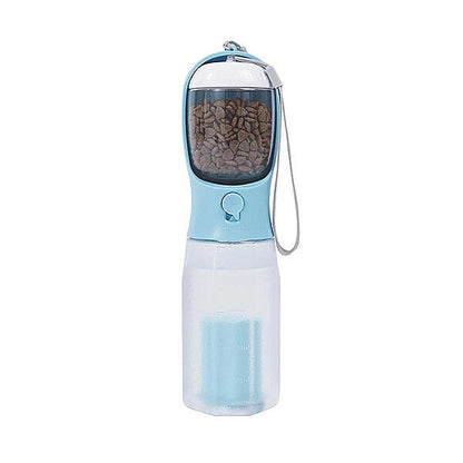 M-Pets On The Road 3-in-1 Dog Travel Container Blue 600 ml