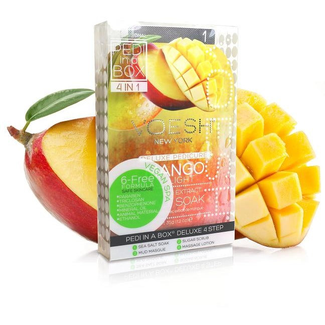 Voesh Pedi in a Box 4-in-1 - MANGO DELIGHT