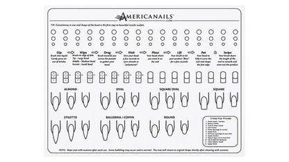 AmericaNails - Silicone Training Mat