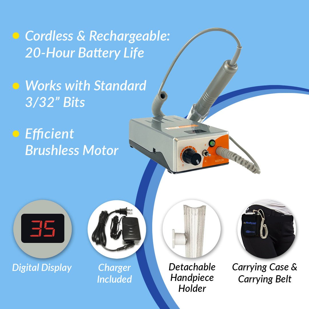 Medicool - Pro Power 35k Portable Nail Drill (35,000 RPM)(Full Unit)