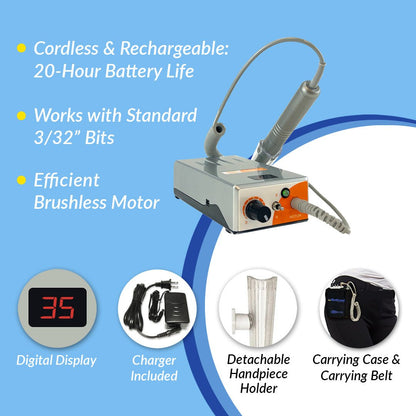 Medicool - Pro Power 35k Portable Nail Drill (35,000 RPM)(Full Unit)