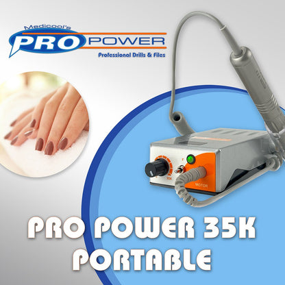 Medicool - Pro Power 35k Portable Nail Drill (35,000 RPM)(Full Unit)