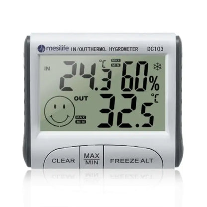 Mesilife DC103 Digital Indoor & Outdoor Thermometer Hygrometer