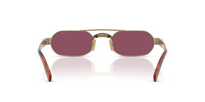Miu Miu 0MU B52S Women's Sunglasses with Gold Frames 52mm