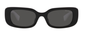 Miu Miu SMU 08Y Black Bone Square Sunglasses 51mm