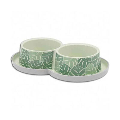 Moderna Eden Trendy Runner Double Cat Bowl 2x350ml