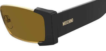 Moschino Mos 206/S Women's Designer Sunglasses Black & Gold 57mm