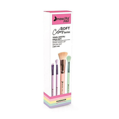 Nascita Basic Makeup Brush Set for Flawless Application 4 Pieces