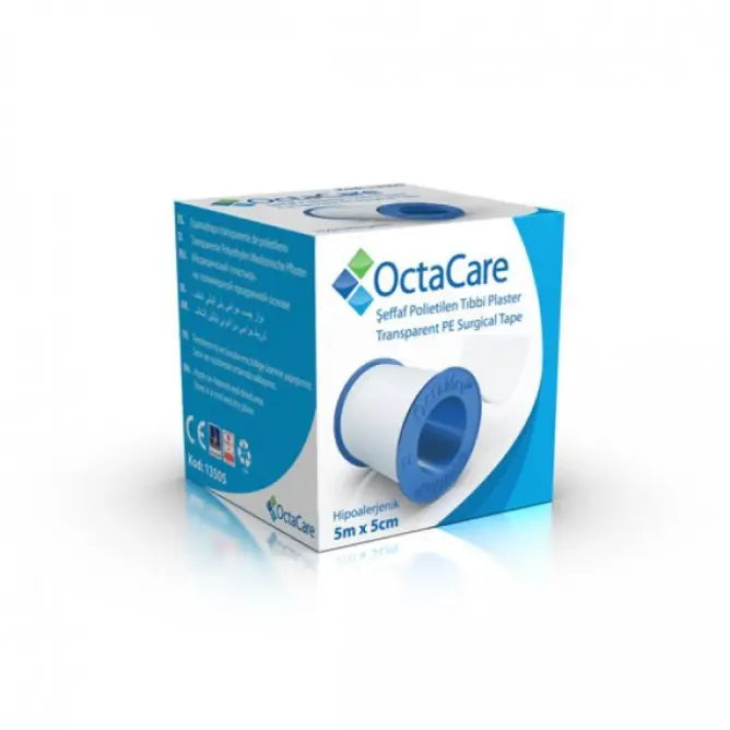 Octamed Octacare Transparent Medical Tape for Skin 5cm x 5m