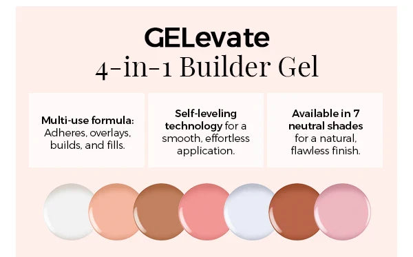 OPI - GELevate - 4-in-1 Builder - BIB002 Nude Sculpture