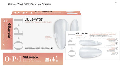 OPI - GELevate - Soft Gel Tips 640pc - Round