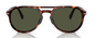 Persol 3235-S Havana Patterned Square Sunglasses 55mm