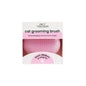 Pet Teezer Pink Cat Grooming Brush for De-shedding and Massage