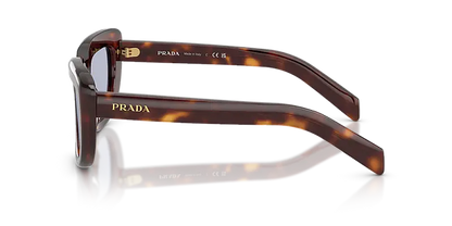 Prada 0PR D07S Square Frame Women's Sunglasses 53mm