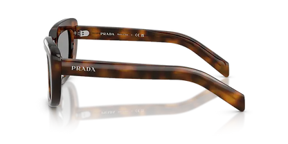 Prada 0PR D07S Women's Square Sunglasses with Grey Lenses 53mm